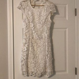 White lace dress